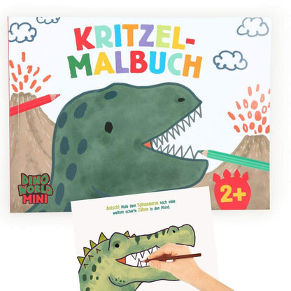 Depesche Dino World Kritzel Malbuch