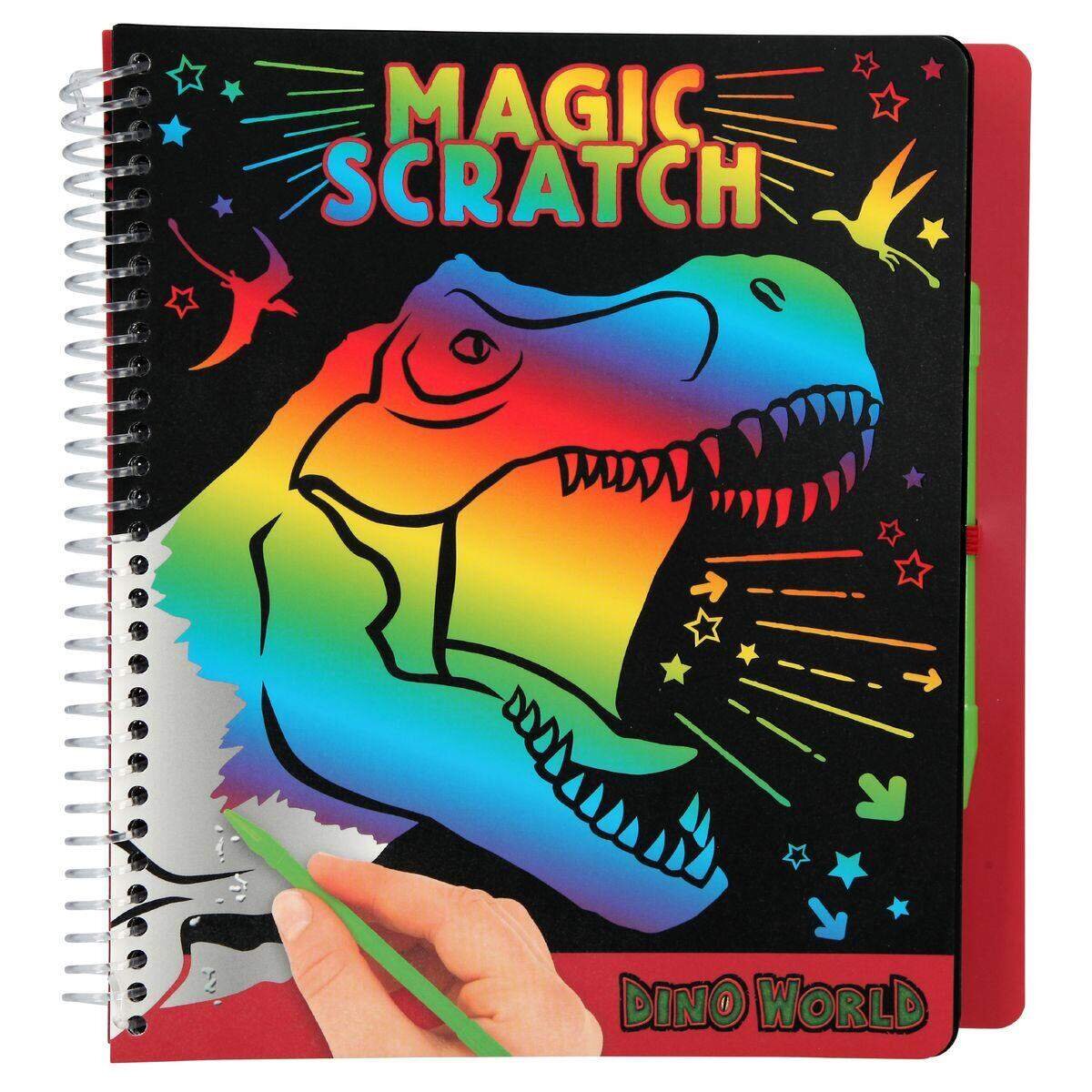 Depesche Dino World Magic Scratch Book