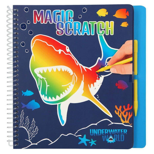 Depesche Dino World Magic Scratch Book UNDERWATER