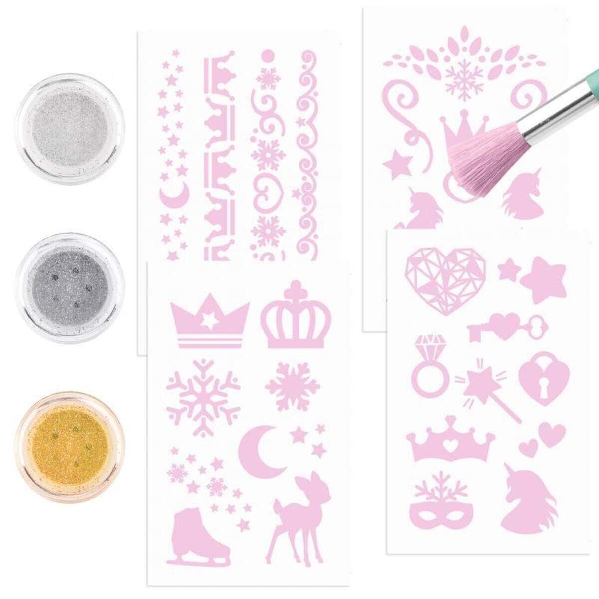 Depesche Fantasy Model Glitzer Tattoo Set Icefriends
