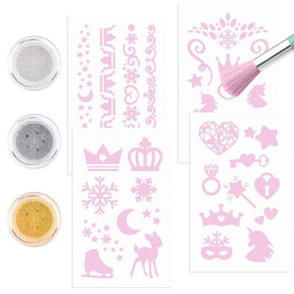 Depesche Fantasy Model Glitzer Tattoo Set Icefriends