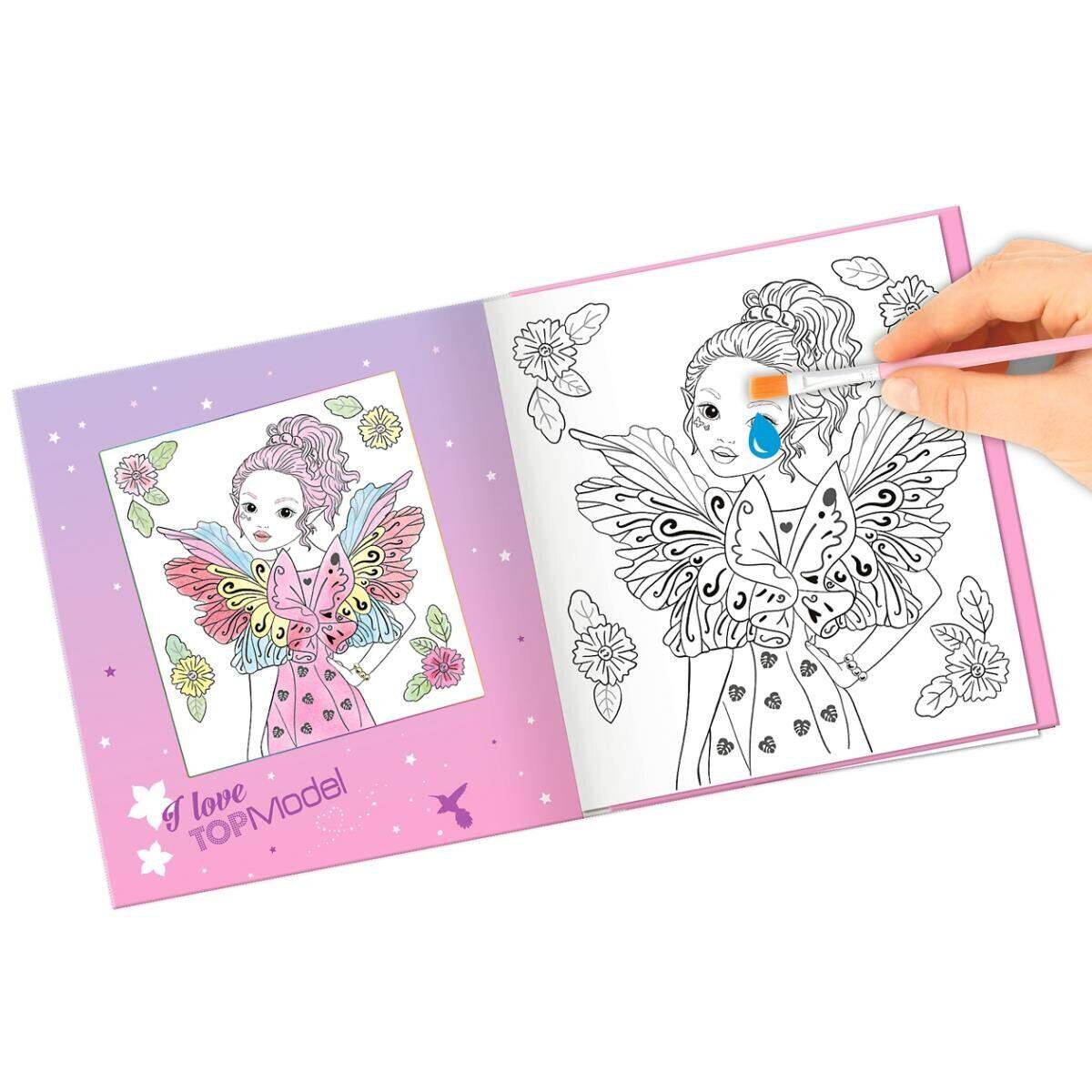 Depesche FANTASYModel Watercolour Book FAIRY