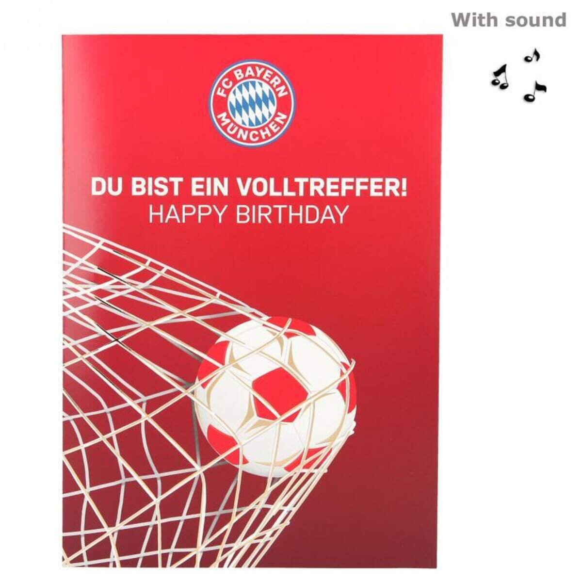 Depesche FC Bayern München Soundkarte, sortiert
