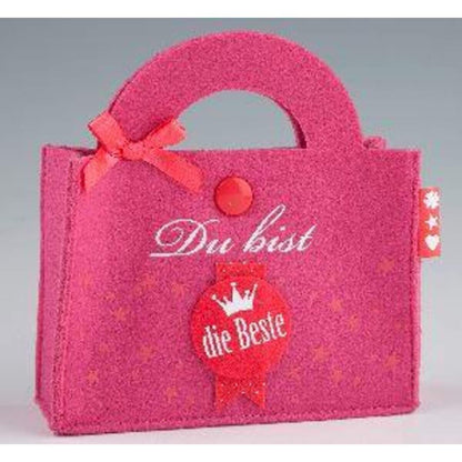 Depesche Geschenktasche mit Musik aus Filz, sortiert