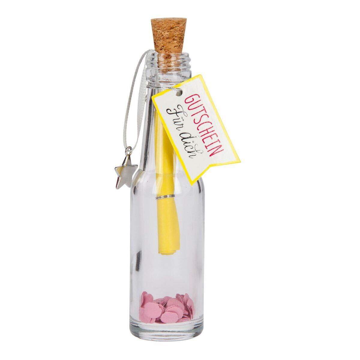 Depesche Gutschein in Flaschenpost, sortiert