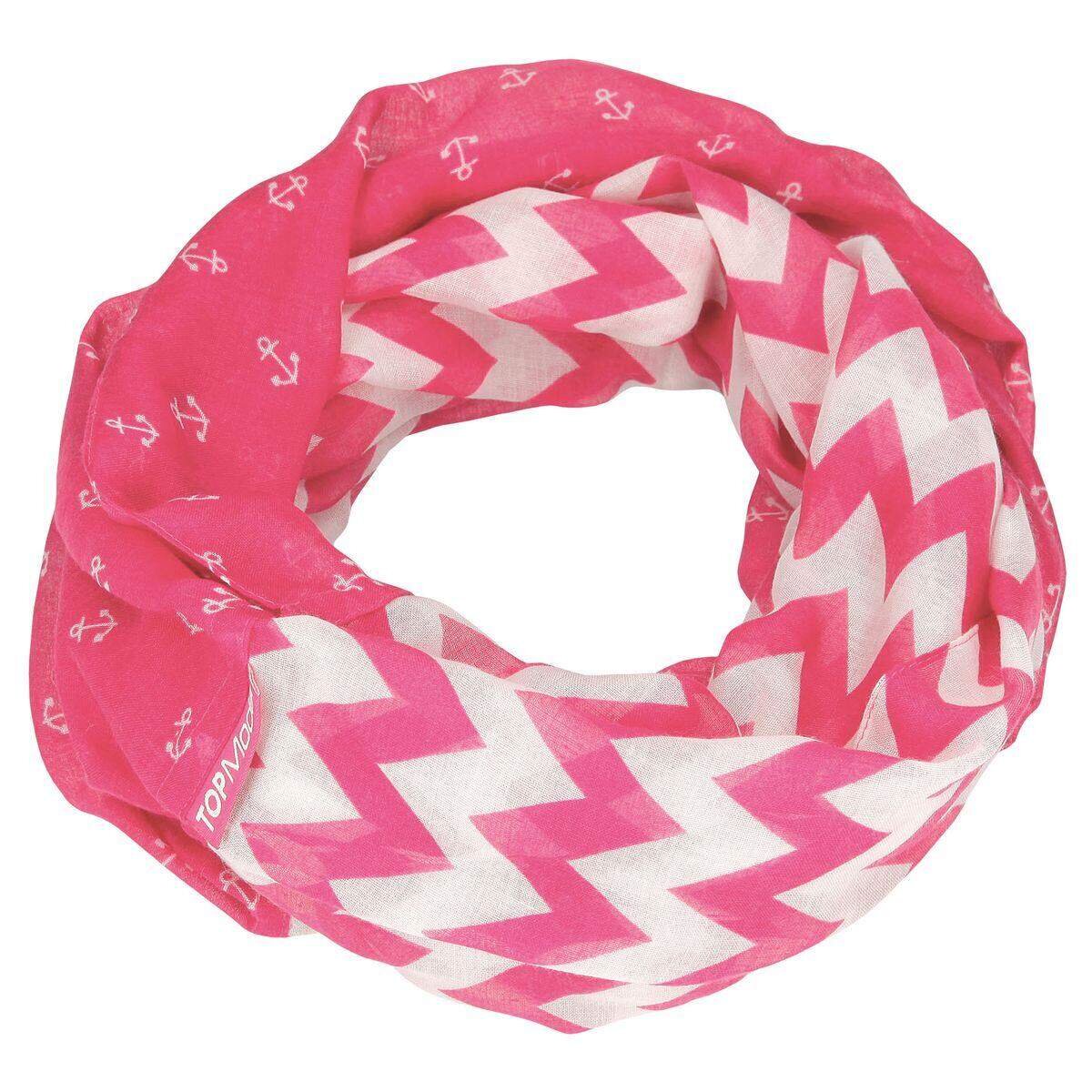 Depesche TOPModel Loopschal Anker pink