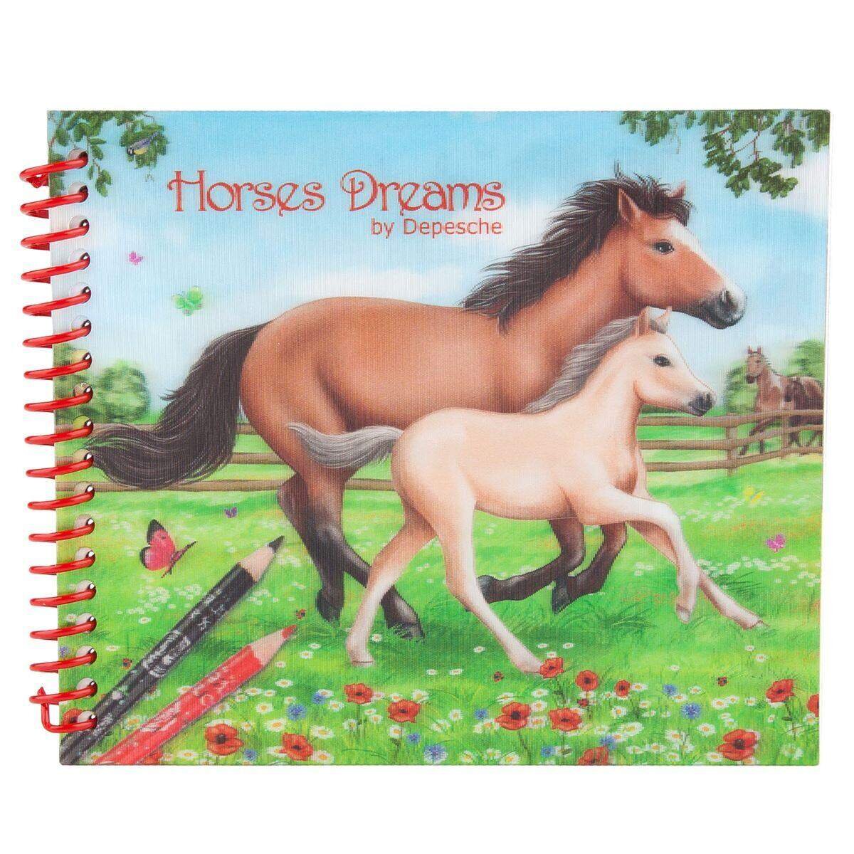 Depesche Horses Dreams Malbuch Pocket