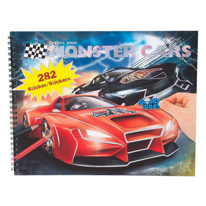 Depesche Malbuch Monster Cars mit Stickern