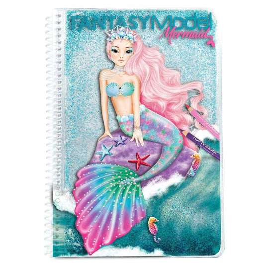 Depesche TOPModel Malbuch Fantasy Mermaid, sortiert