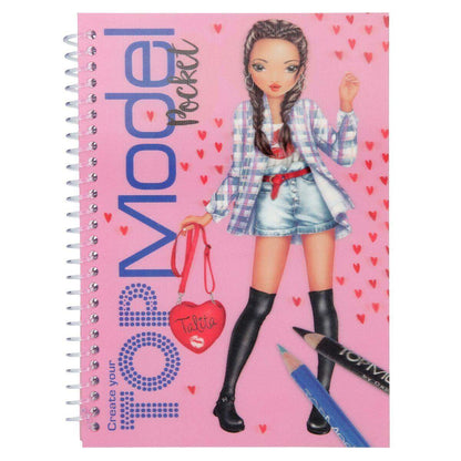 Depesche TOPModel Malbuch Pocket mit 3D Cover, sortiert