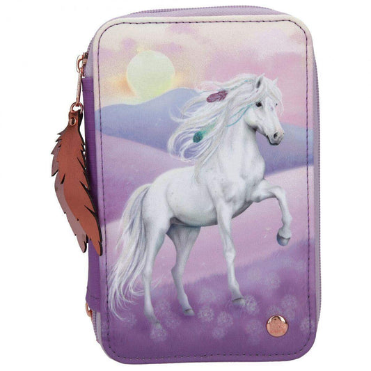 Depesche Miss Melody 3-Fach Federtasche VIOLET DREAMS