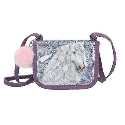 Depesche Miss Melody Brustbeutel Glitzer, Lila