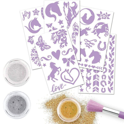 Depesche Miss Melody Glitzer Tattoo Set
