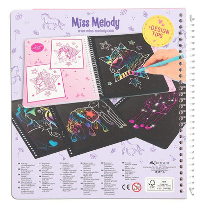 Depesche Miss Melody Magic Scratch Book