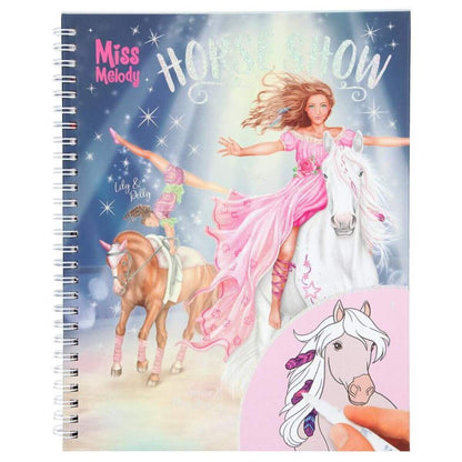 Depesche Miss Melody Malbuch mit Magic Doppelfasermalern Voltigieren