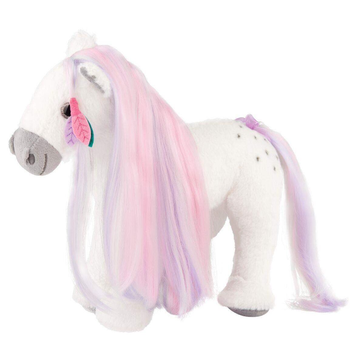 Depesche Miss Melody Plüschpferd mit kämmbarer Mähne, 27 cm