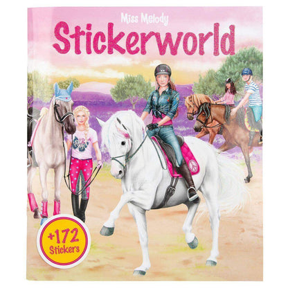 Depesche Miss Melody Stickerworld, Mal- und Stickerbuch