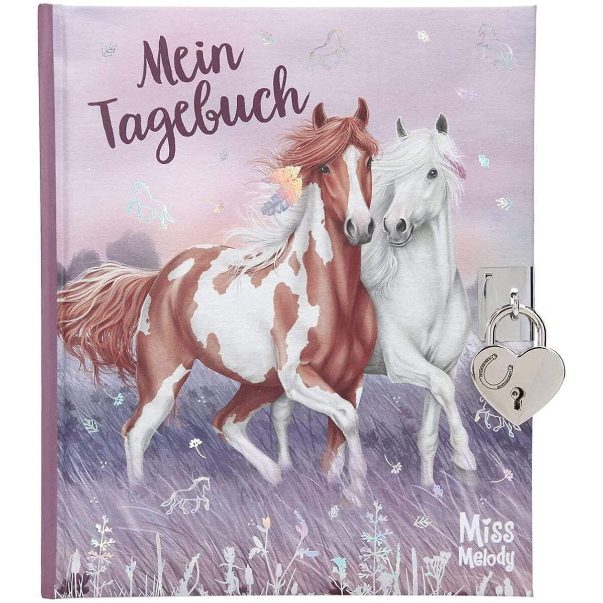 Depesche Miss Melody Tagebuch mit Schloss und Stickern