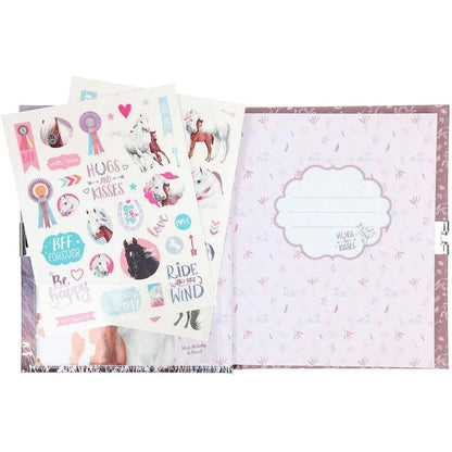 Depesche Miss Melody Tagebuch mit Schloss und Stickern