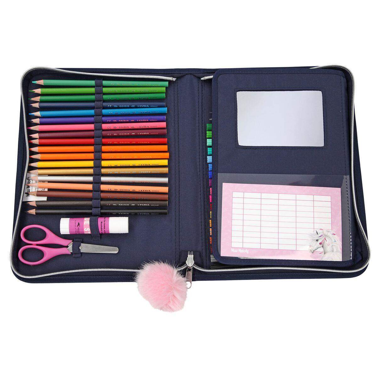 Depesche Miss Melody XXL Federtasche Blau