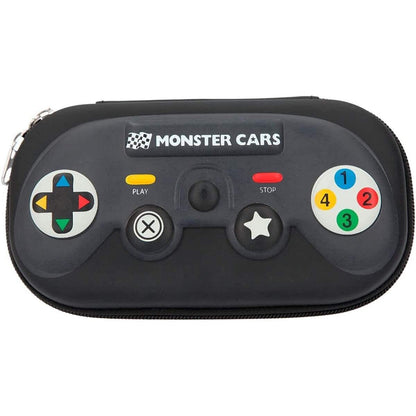 Depesche Monster Cars Schlampertasche Controller, Schwarz