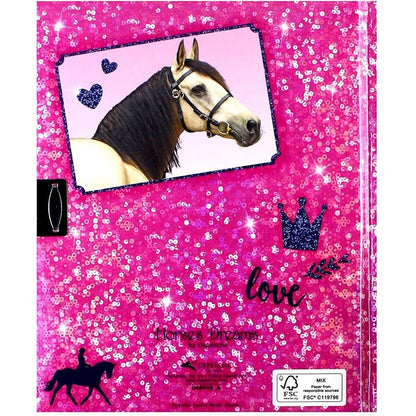 Depesche Horses Dreams Tagebuch, pink