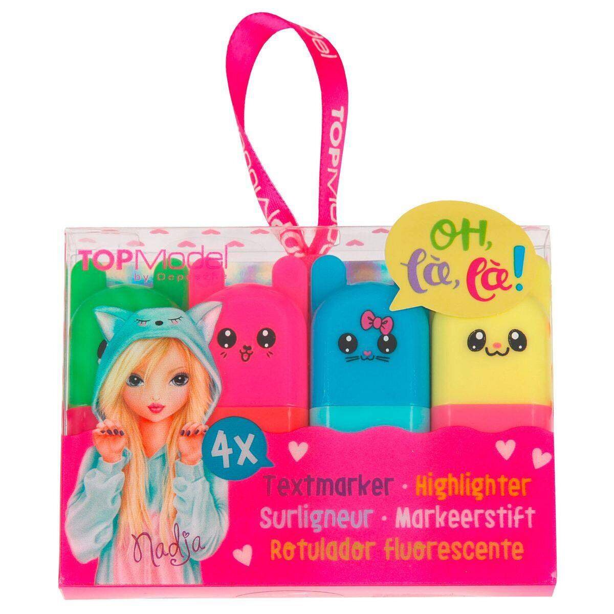 Depesche TOPModel Textmarkerset Mini, 4er Set