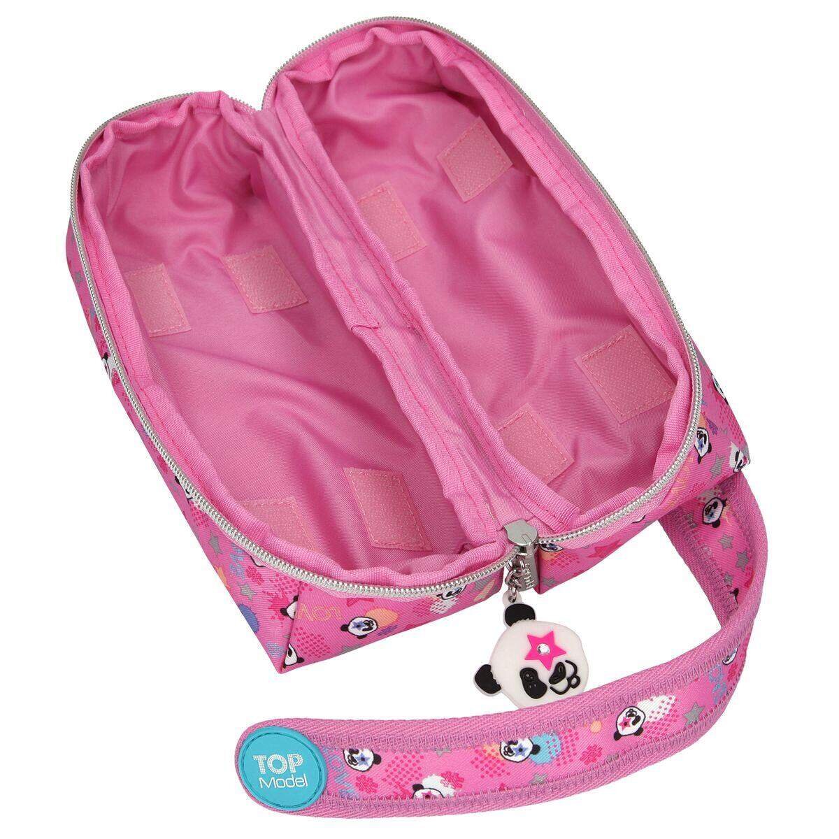 Depesche TOPModel 4in1 Schlamper gefüllt Panda pink