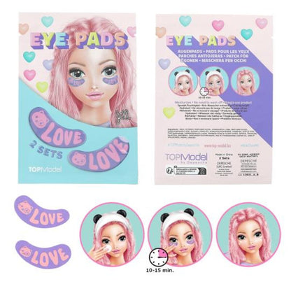 Depesche TOPModel Augenpads bedruckt BEAUTY and ME, 1 Stück, 3-Fach sortiert
