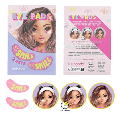 Depesche TOPModel Augenpads bedruckt BEAUTY and ME, 1 Stück, 3-Fach sortiert