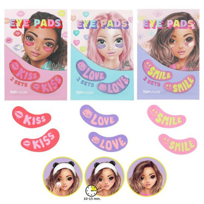 Depesche TOPModel Augenpads bedruckt BEAUTY and ME, 1 Stück, 3-Fach sortiert