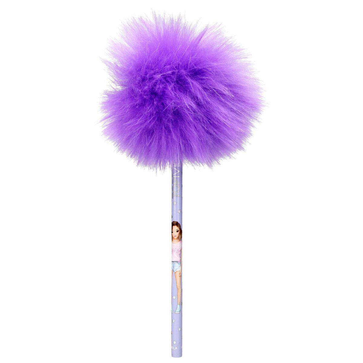 Depesche TOPModel Bleistift mit PomponTopper, 1 Stück, sortiert