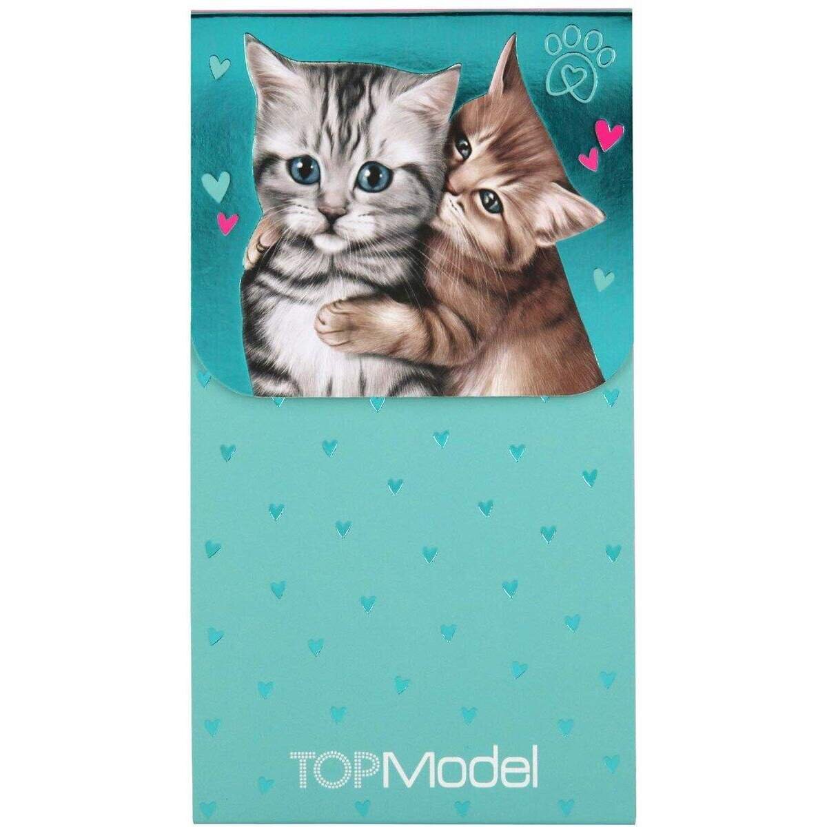 Depesche TOPModel Block mit Magnetverschluss KATZE, 1 Stück, sortiert
