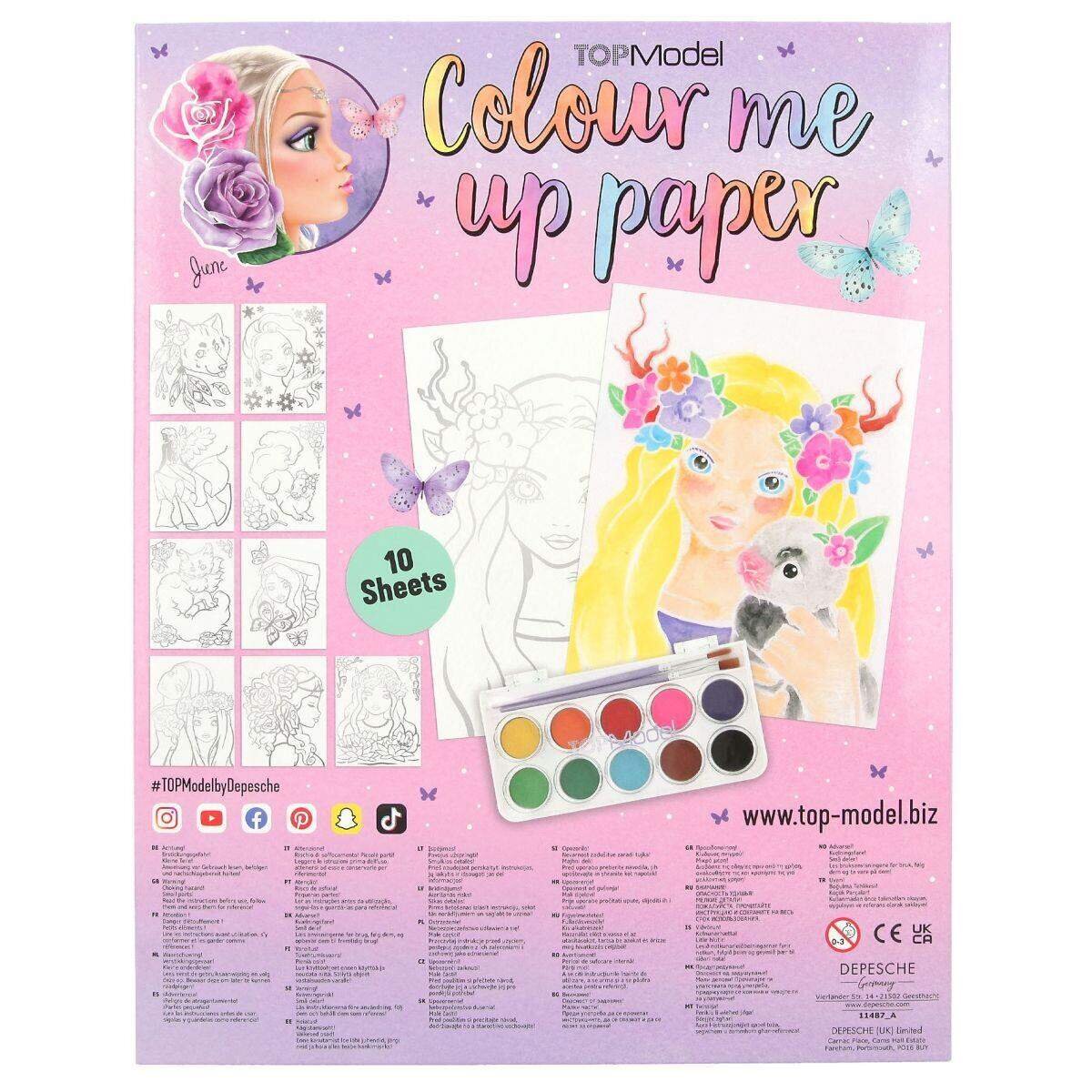 Depesche TOPModel Colour me up Paper