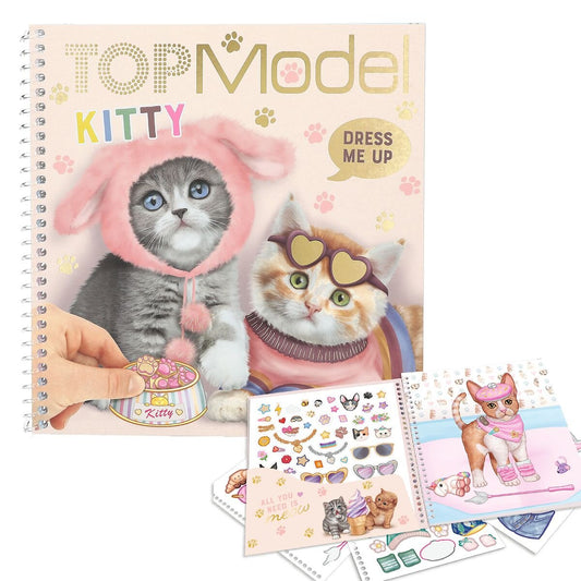 Depesche TOPModel Dress Me Up Stickerbuch KITTY