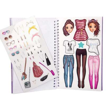 Depesche TOPModel Dress me Up Pocket Stickerbuch
