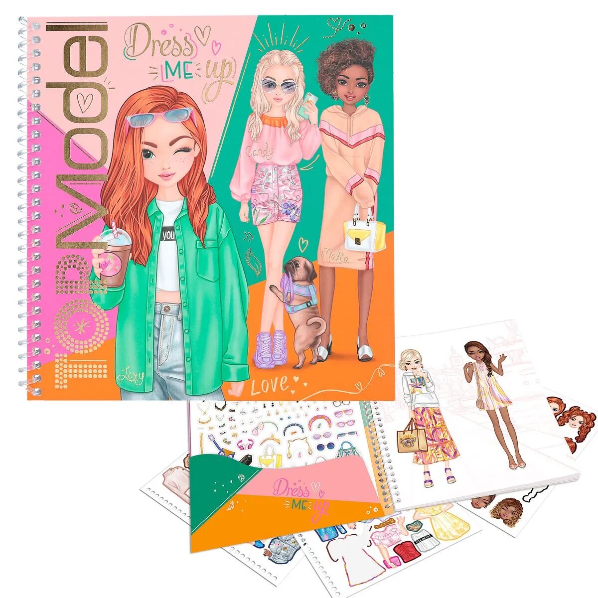 Depesche TOPModel Dress Me Up Stickerbuch