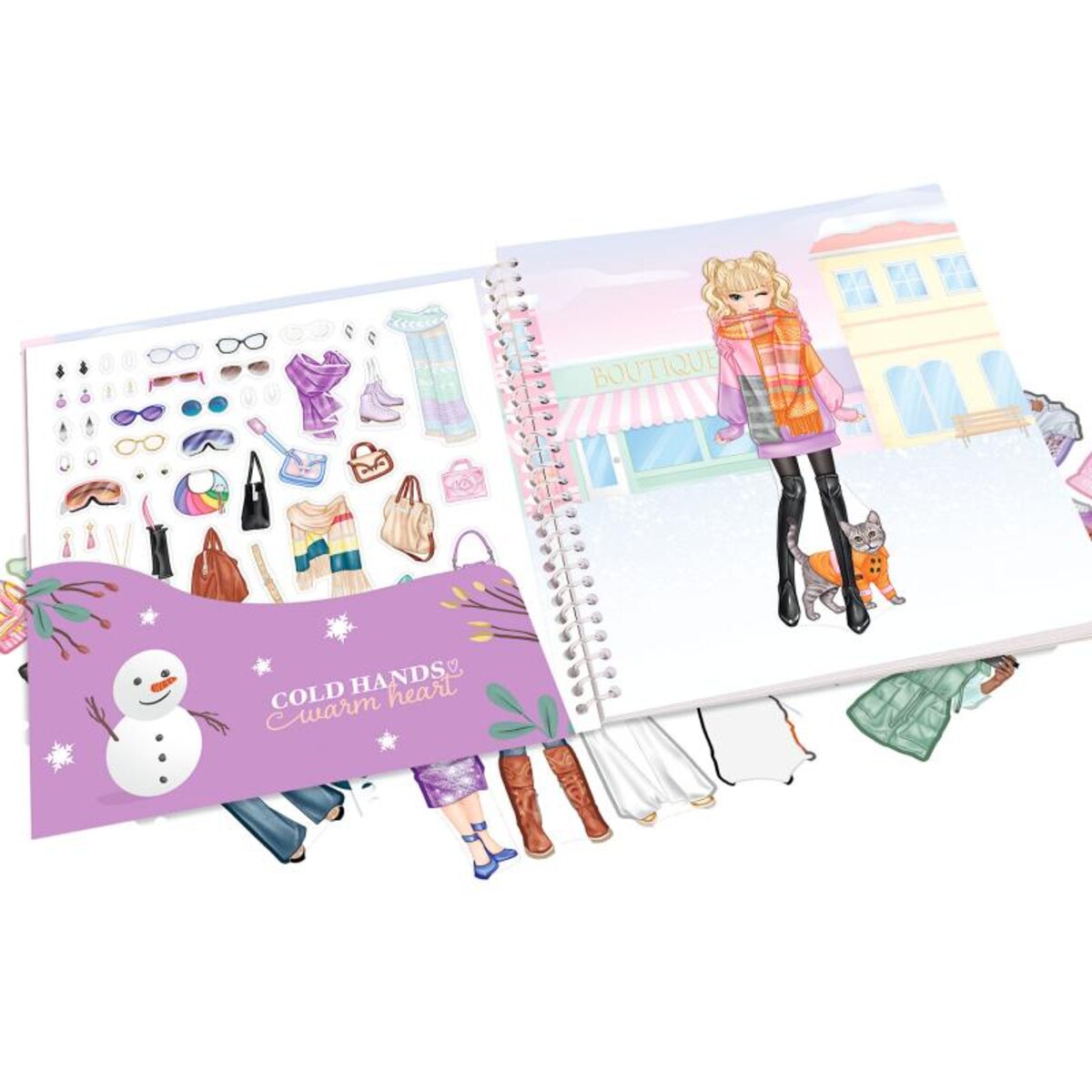 Depesche TOPModel Dress Me Up Stickerbuch WINTER WONDER