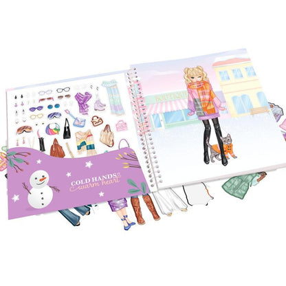 Depesche TOPModel Dress Me Up Stickerbuch WINTER WONDER