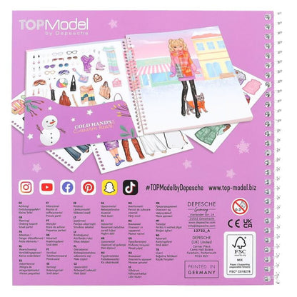 Depesche TOPModel Dress Me Up Stickerbuch WINTER WONDER