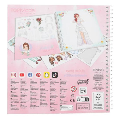 Depesche TOPModel Dress Me Up Stickerbuch Wedding