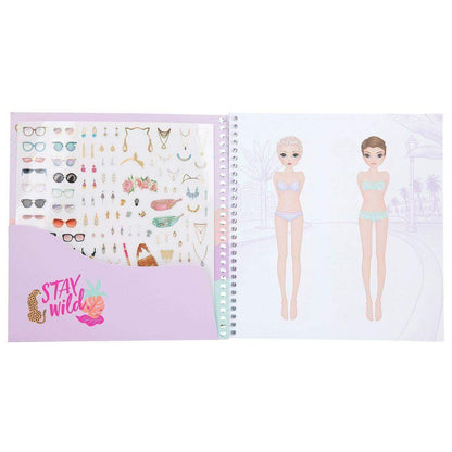 Depesche TOPModel Dress Me Up Stickerbuch URBAN JUNGLE