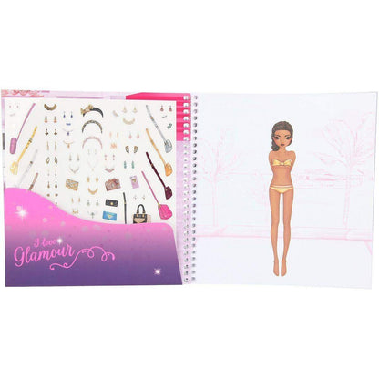 Depesche TOPModel Dress Me Up Stickerbuch GLAMOUR