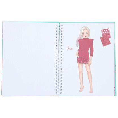 Depesche TOPModel Fashion Doodle Book mit Gelstiften