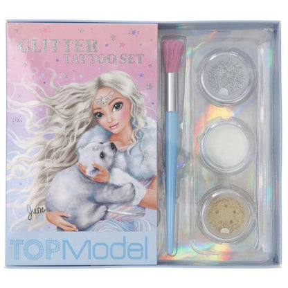 Depesche TOPModel Glitzer Tattoo Set ICEWORLD