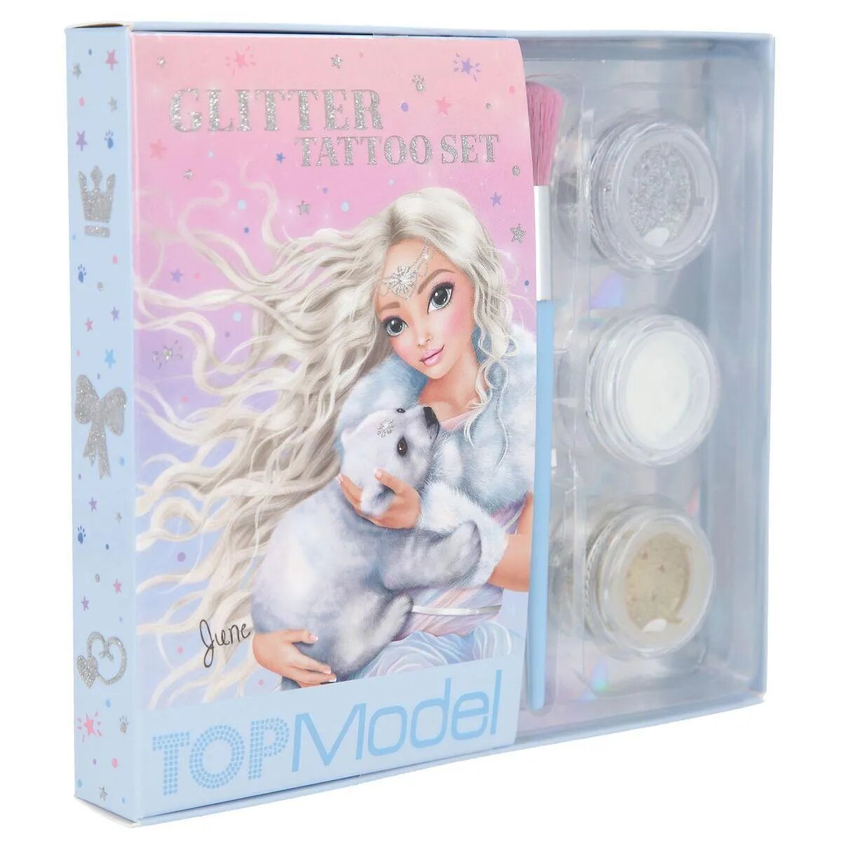 Depesche TOPModel Glitzer Tattoo Set ICEWORLD