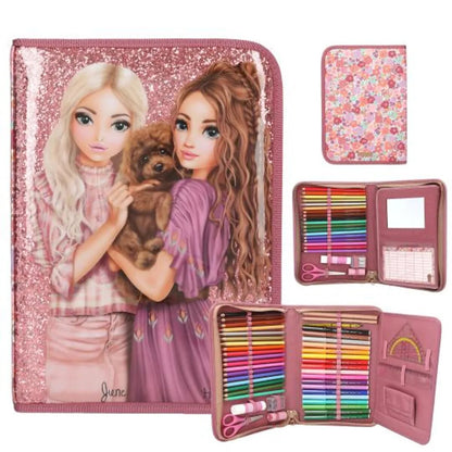 Depesche TOPModel Große Federtasche FLORAL