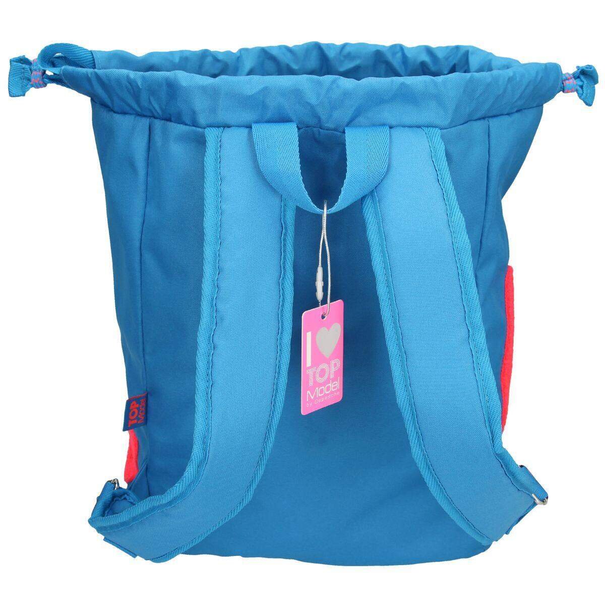 Depesche TOPModel Rucksack HELLO azurblau