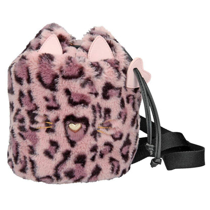 Depesche TOPModel Rucksackbeutel Kunstfell Leo mauve