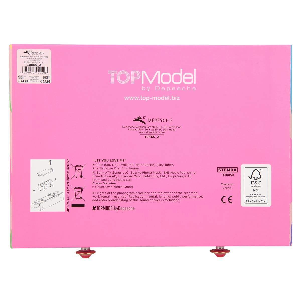 Depesche TOPModel Schmuckkästchen mit Code und Sound, Motiv 2